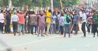 জুলাই গণঅভ্যুত্থান: আন্দোলনে রণক্ষেত্রে পরিণত হয় উত্তরা